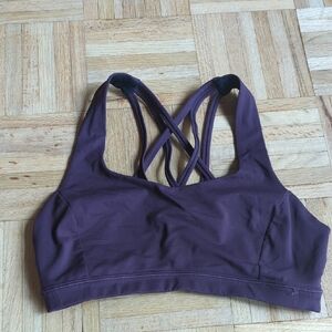 Lululemon Purple Sports Free To Be Serene Bra 6